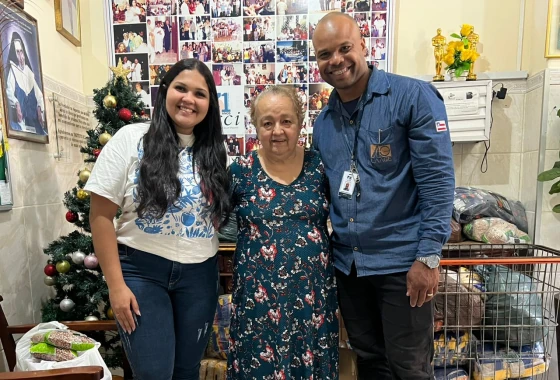 LAAGE realiza ação social com doação de alimentos ao NACCI